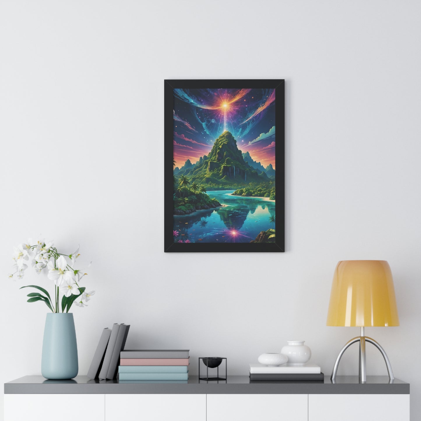 Mt Grace - Framed Vertical Poster