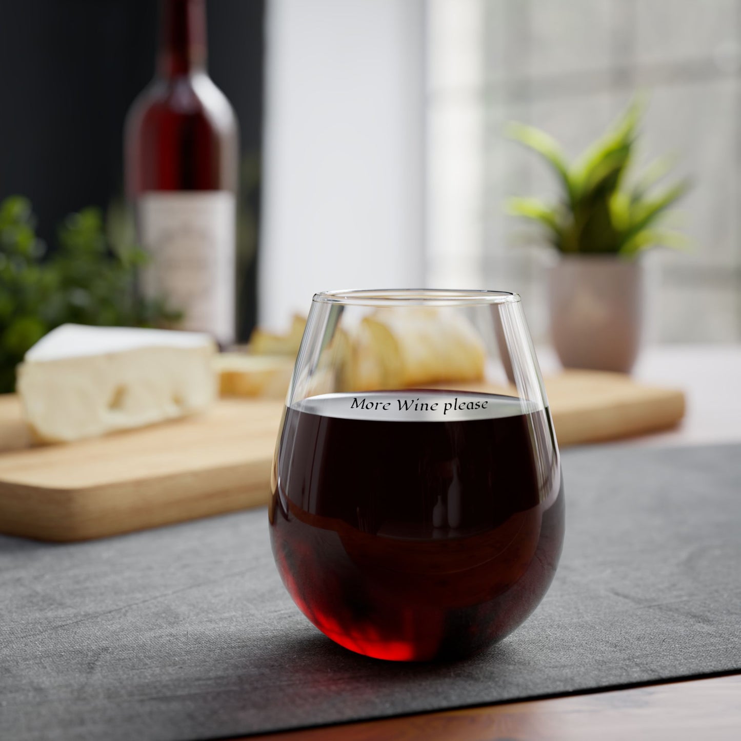 More Wine Please - Stemless Wine Glass, 11.75oz