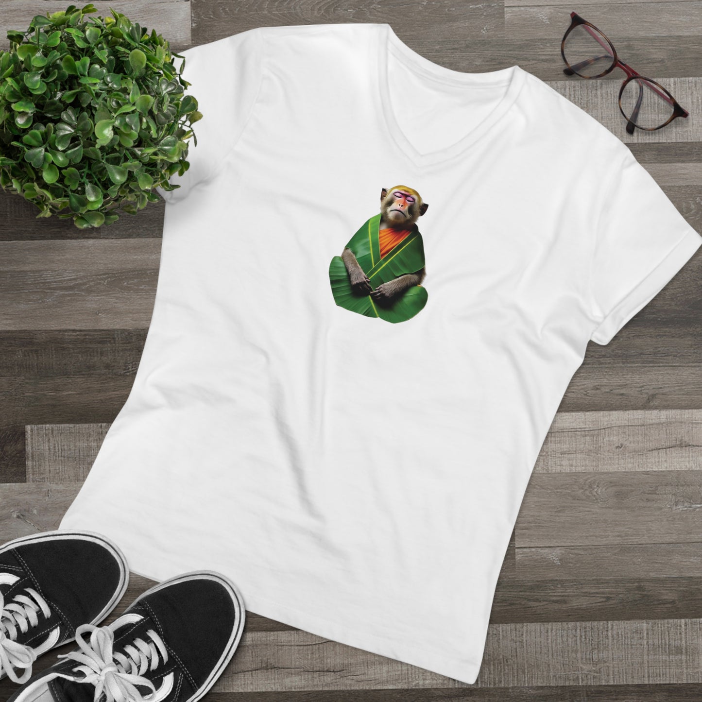 Pensive Monkey Monk - Men’s Presenter V-neck