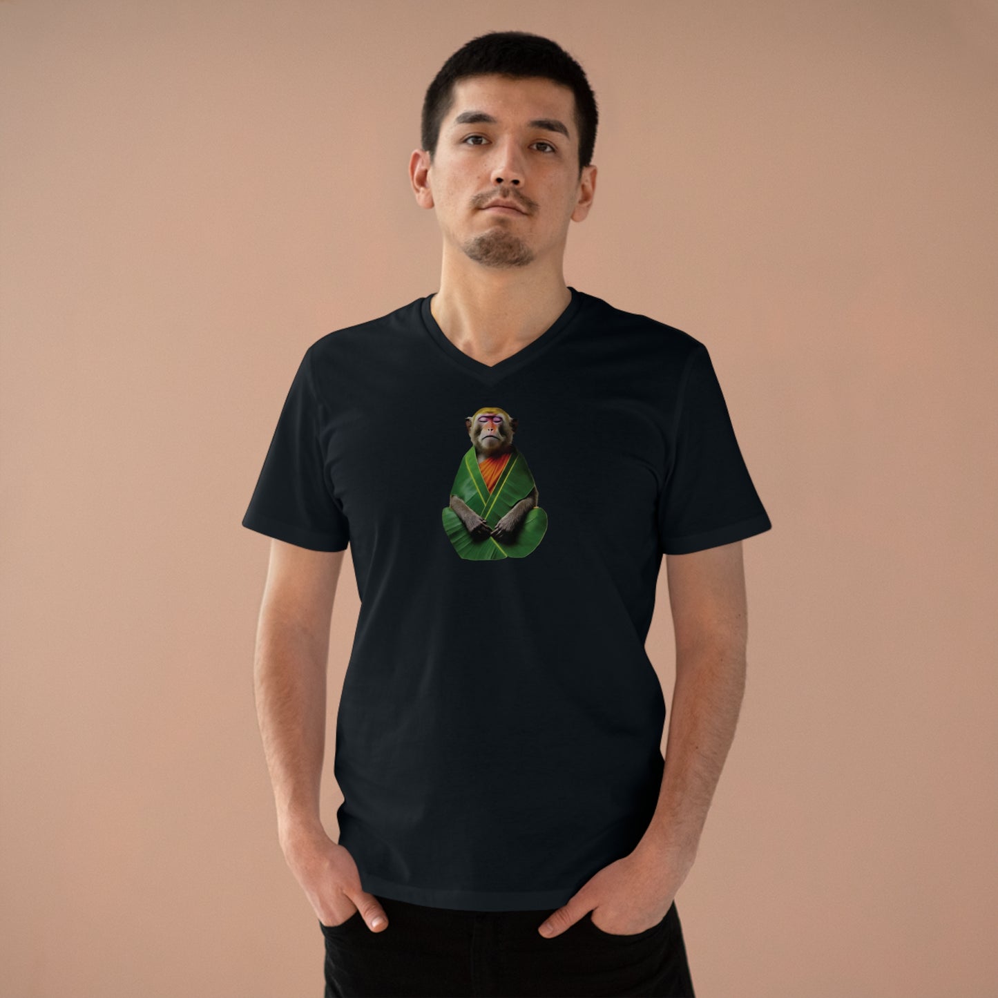 Pensive Monkey Monk - Men’s Presenter V-neck