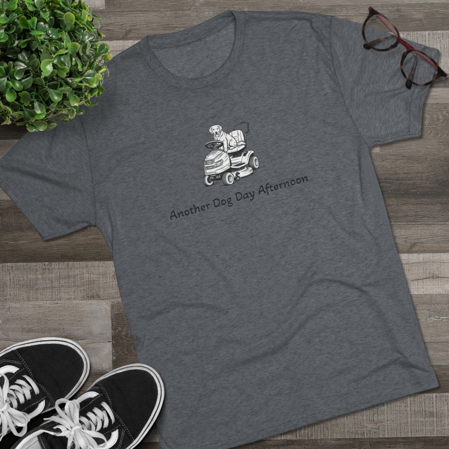 Dog Day Afternoon - Tri-Blend Crew Tee