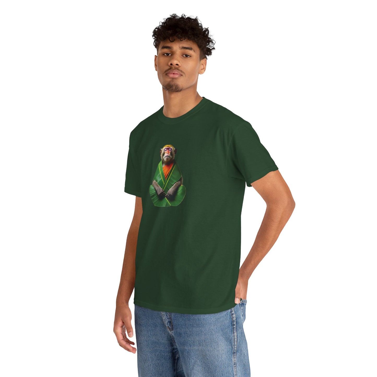 Pensive Monkey Monk - Heavy Cotton Tee