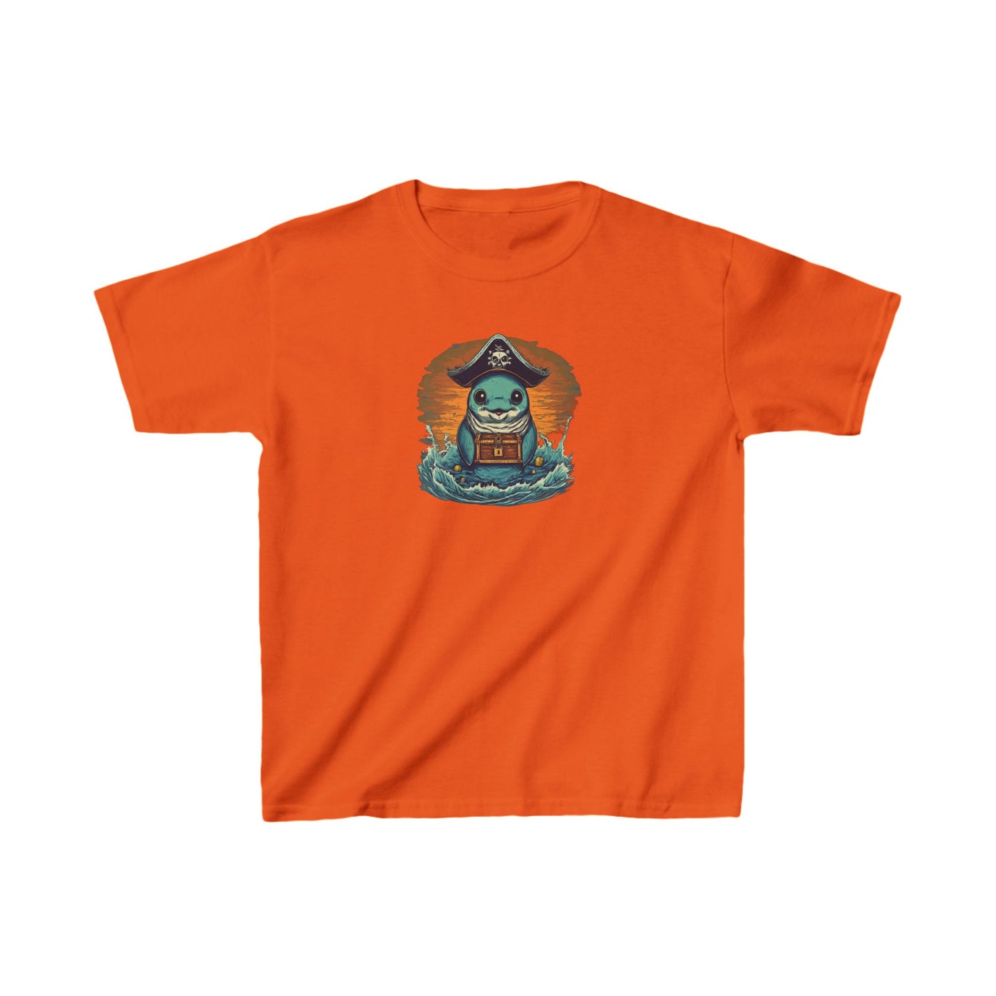 Pirate Dolphin - Kids Heavy Cotton™ Tee