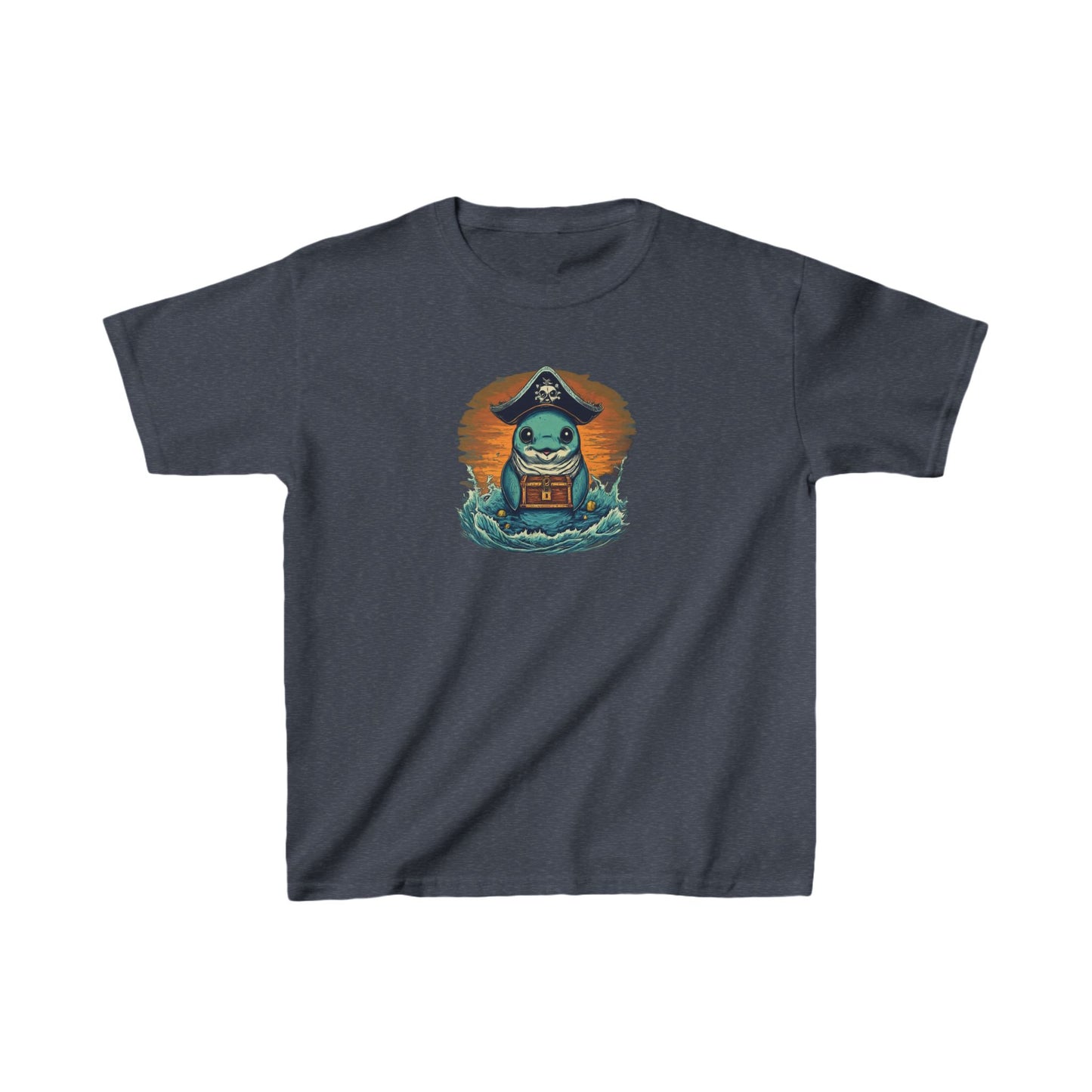 Pirate Dolphin - Kids Heavy Cotton™ Tee