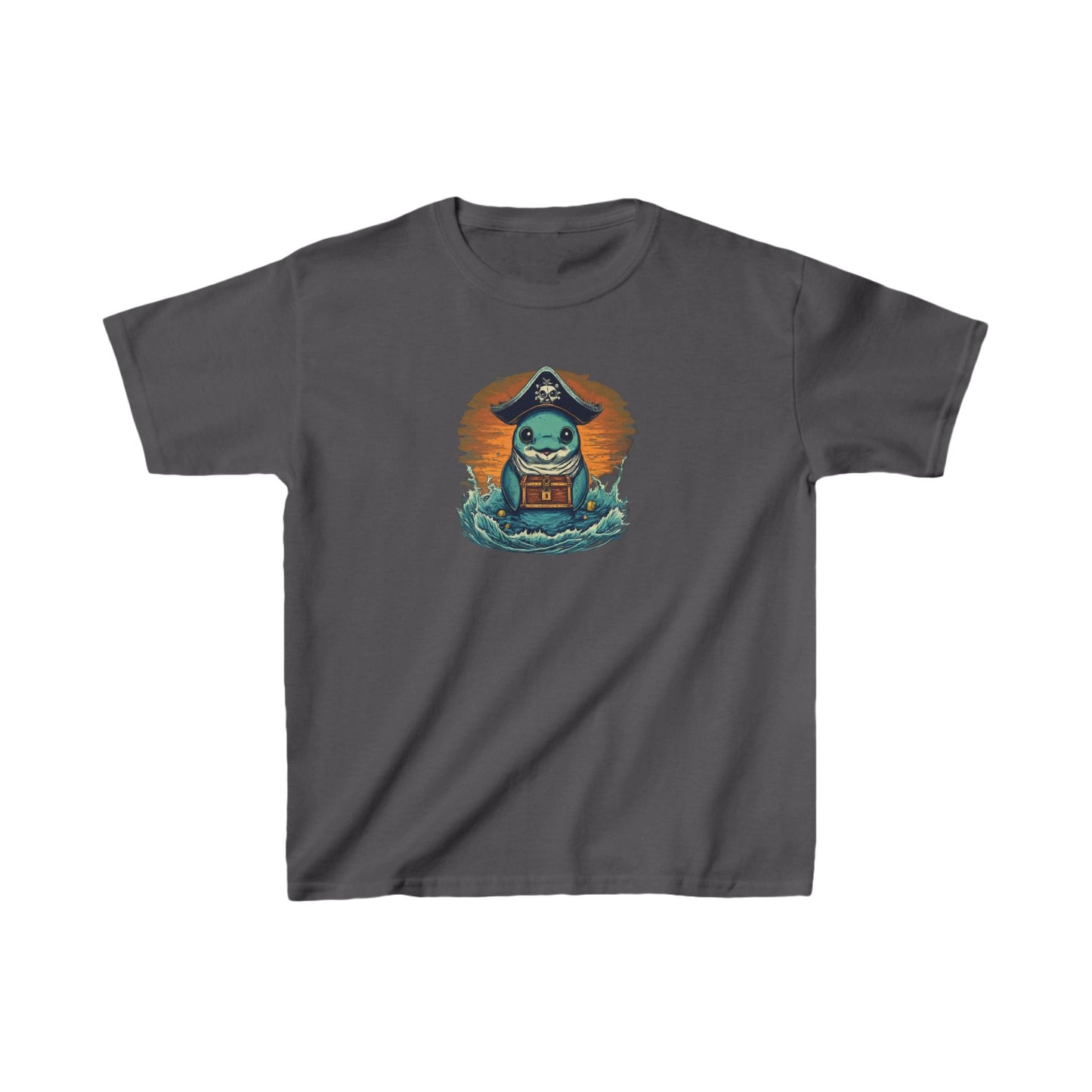 Pirate Dolphin - Kids Heavy Cotton™ Tee