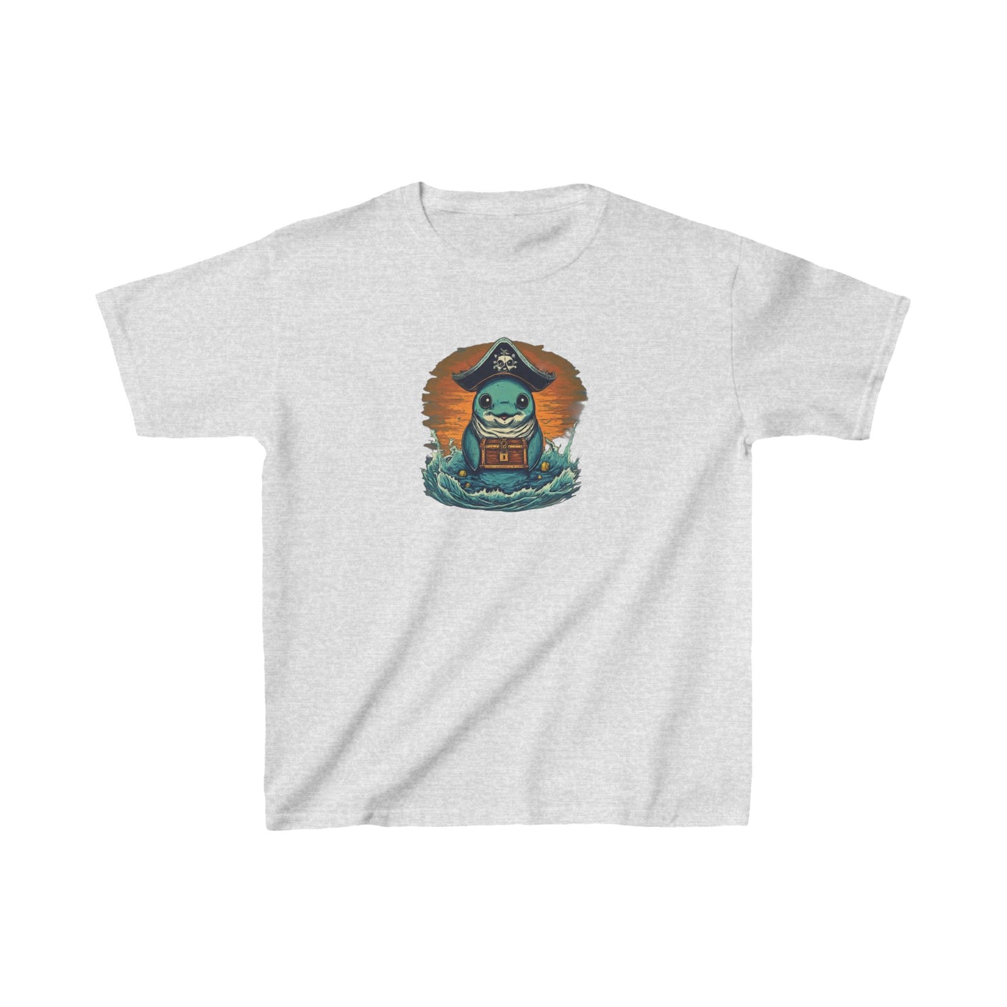 Pirate Dolphin - Kids Heavy Cotton™ Tee