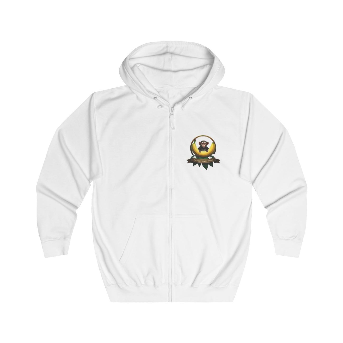 Pensive Monkey Monk - Full Zip Hoodie