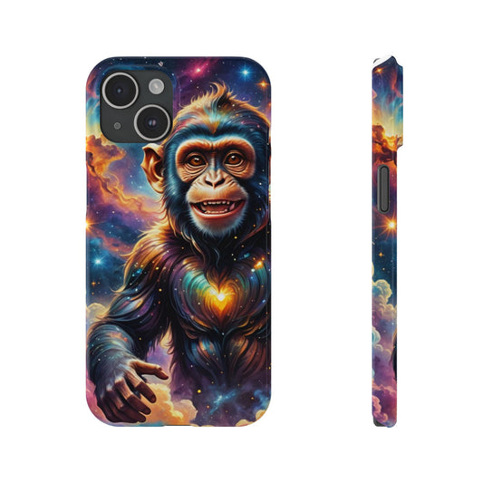 Cosmic Monkey - Slim Phone Cases