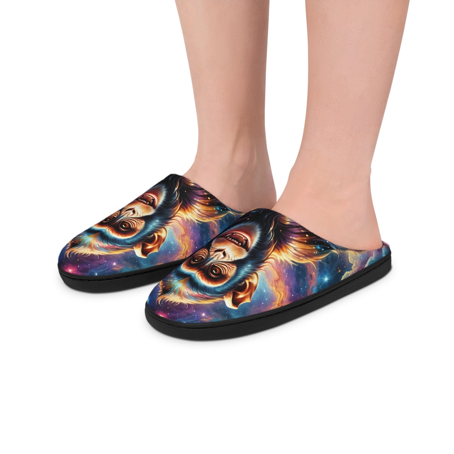 Cosmic Monkey - Women's Indoor Slippers