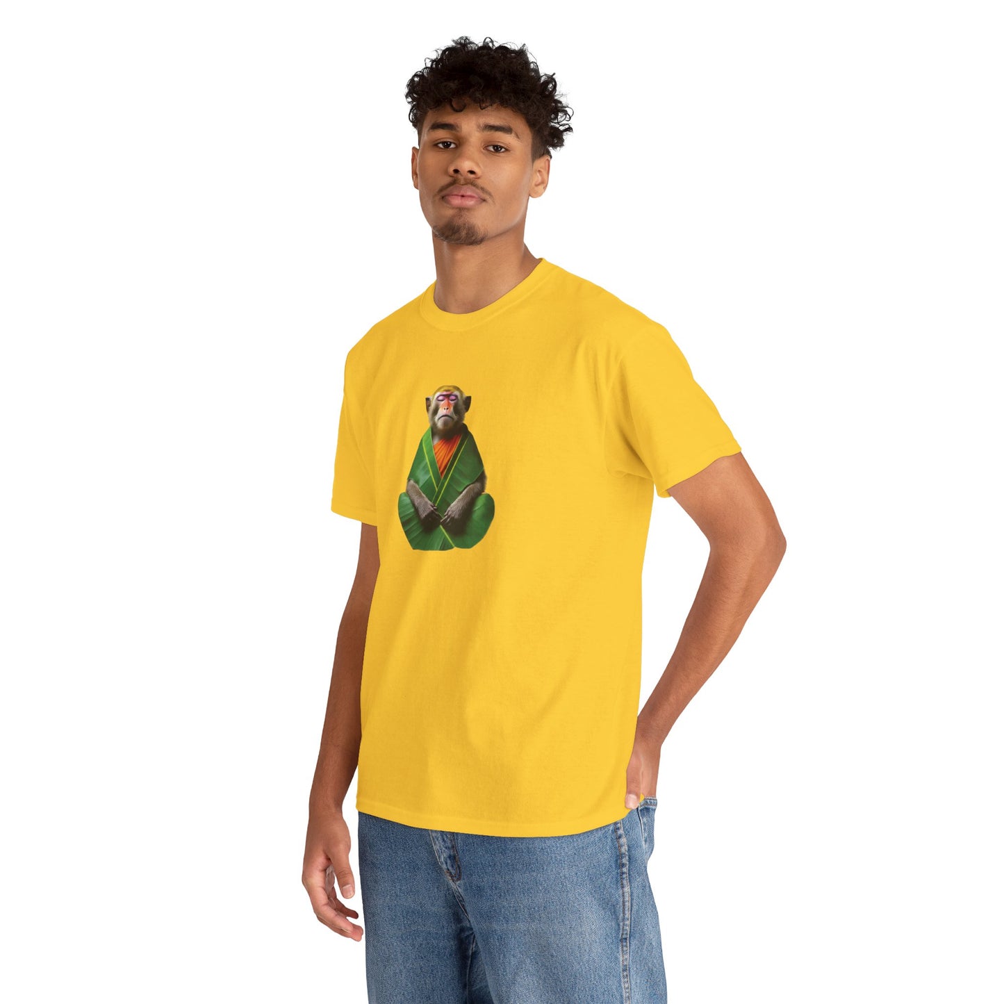 Pensive Monkey Monk - Heavy Cotton Tee