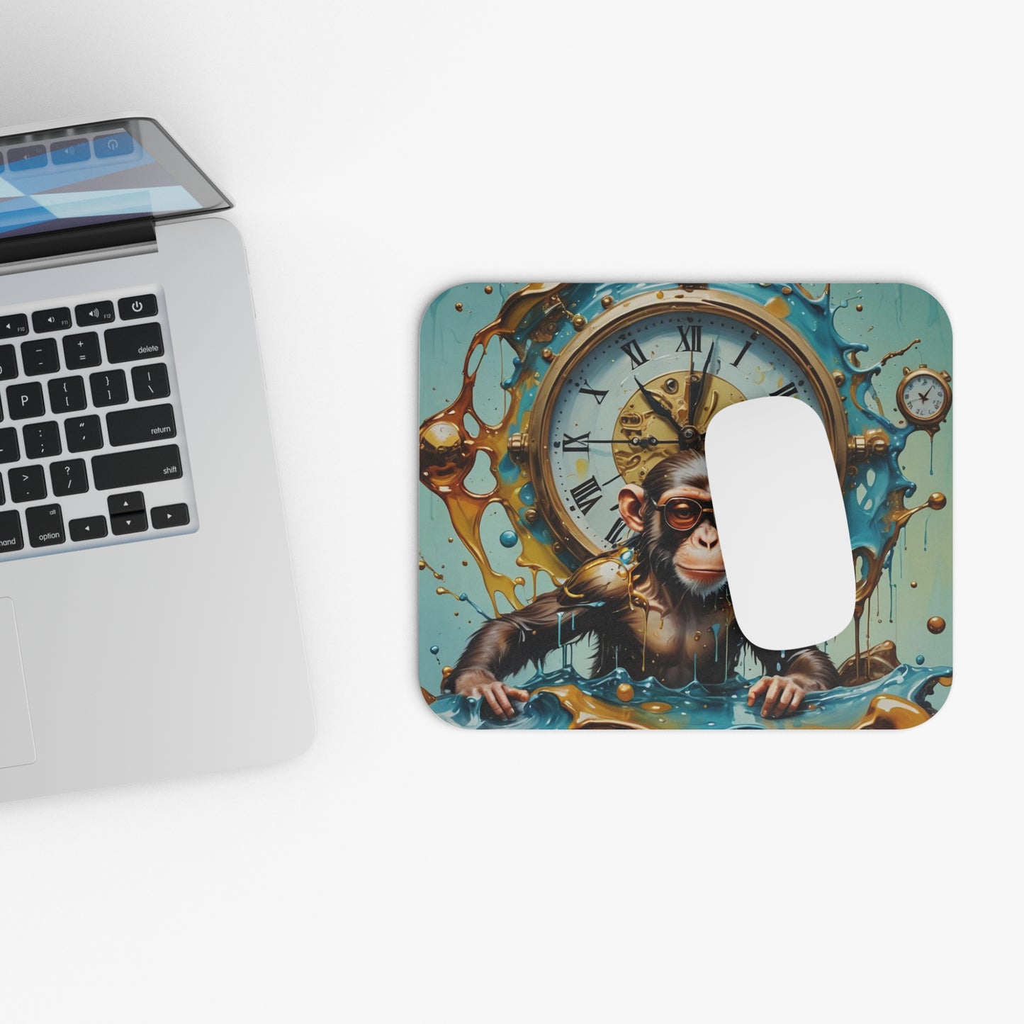 Time Monkey - Mouse Pad (Rectangle)