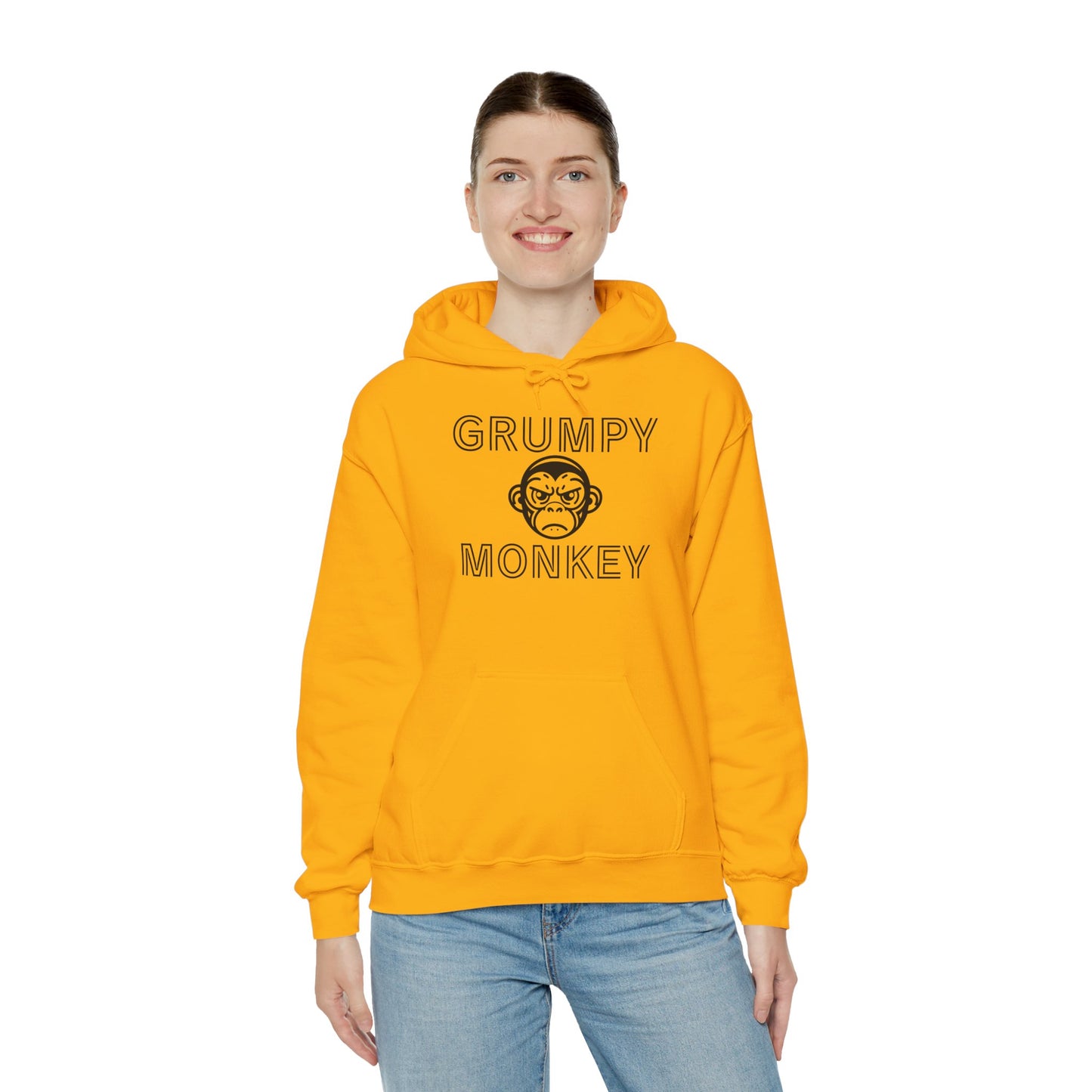 Grumpy Monkey - Heavy Blend™ Hooded Sweatshirt