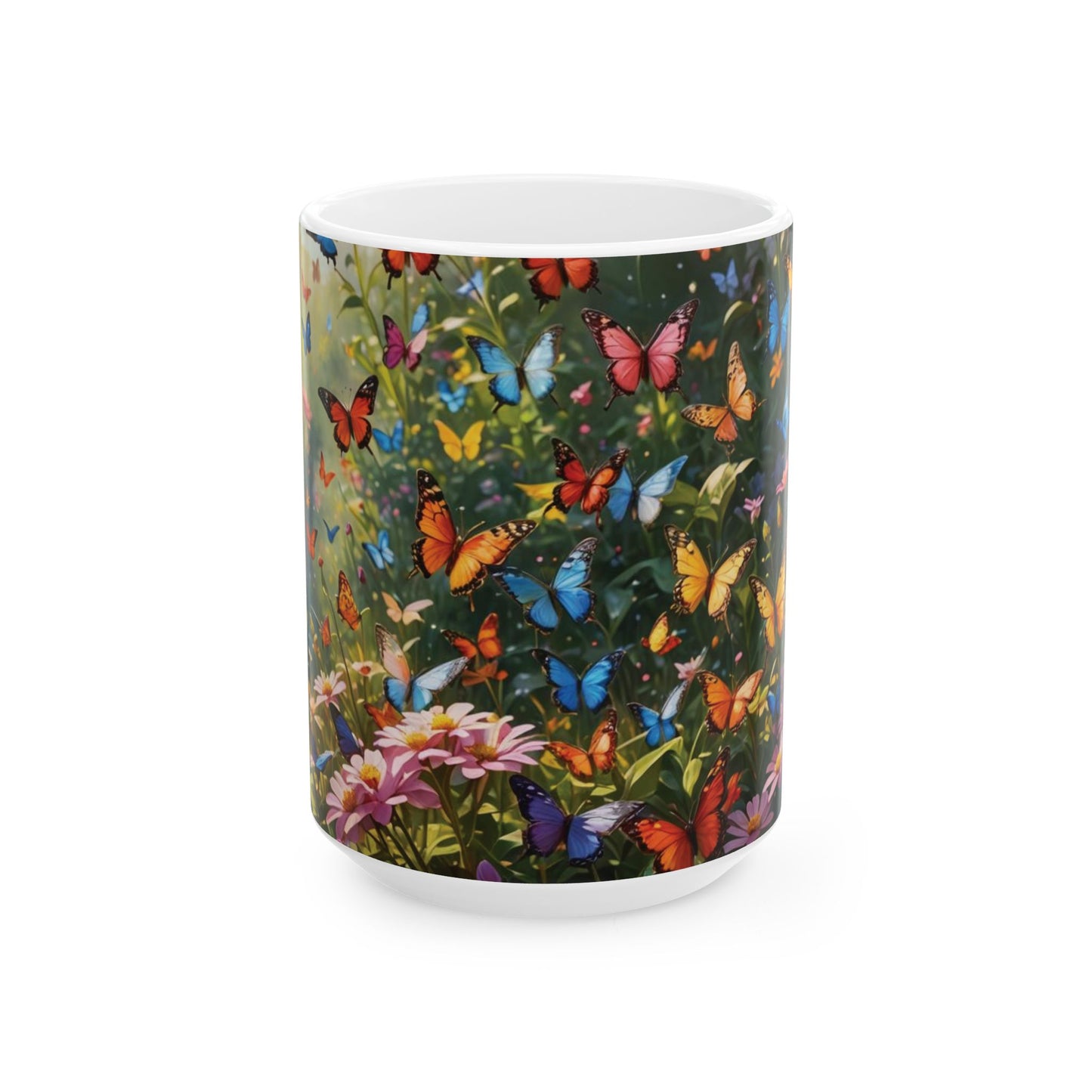 Butterfly Blast - Ceramic Mug, (11oz, 15oz)