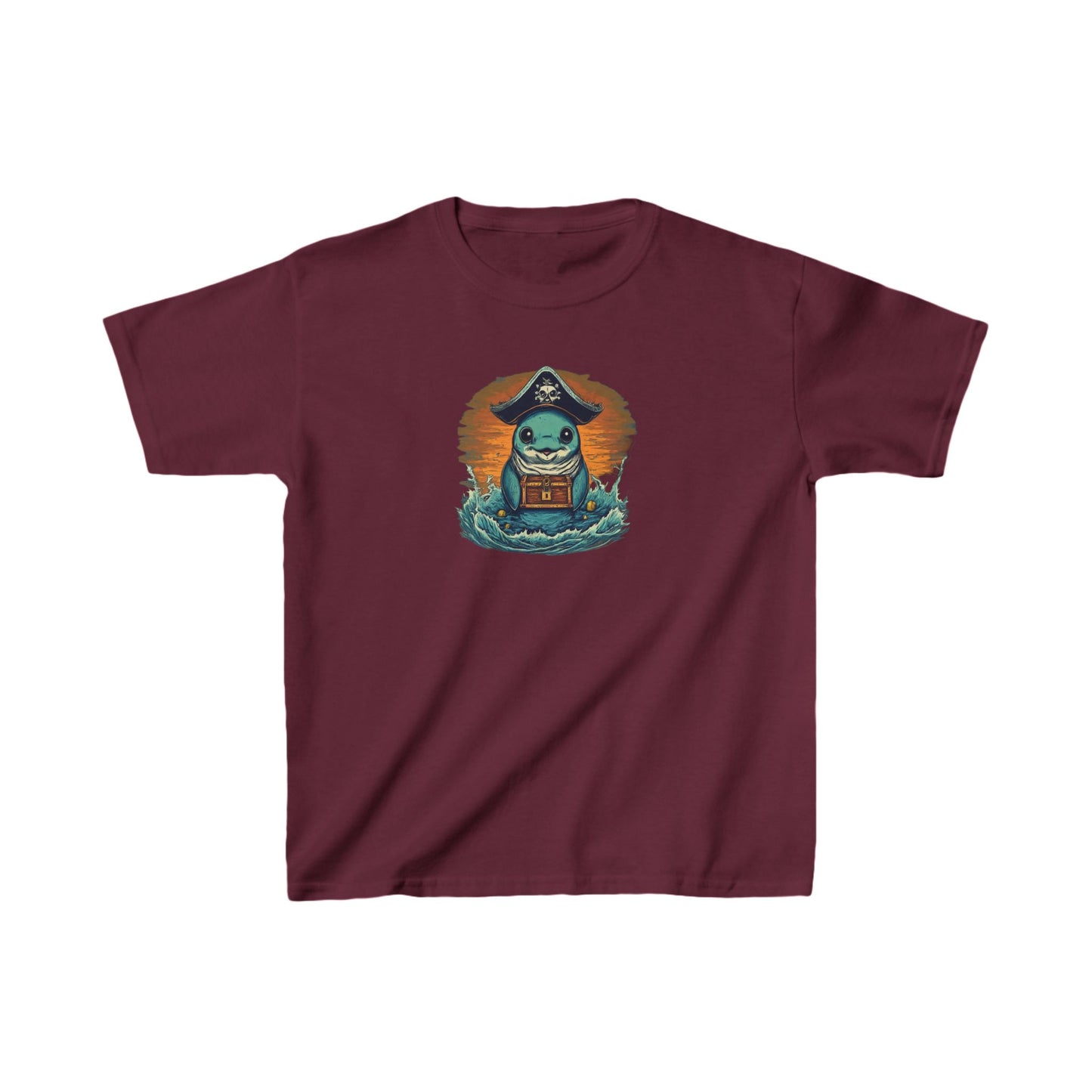 Pirate Dolphin - Kids Heavy Cotton™ Tee