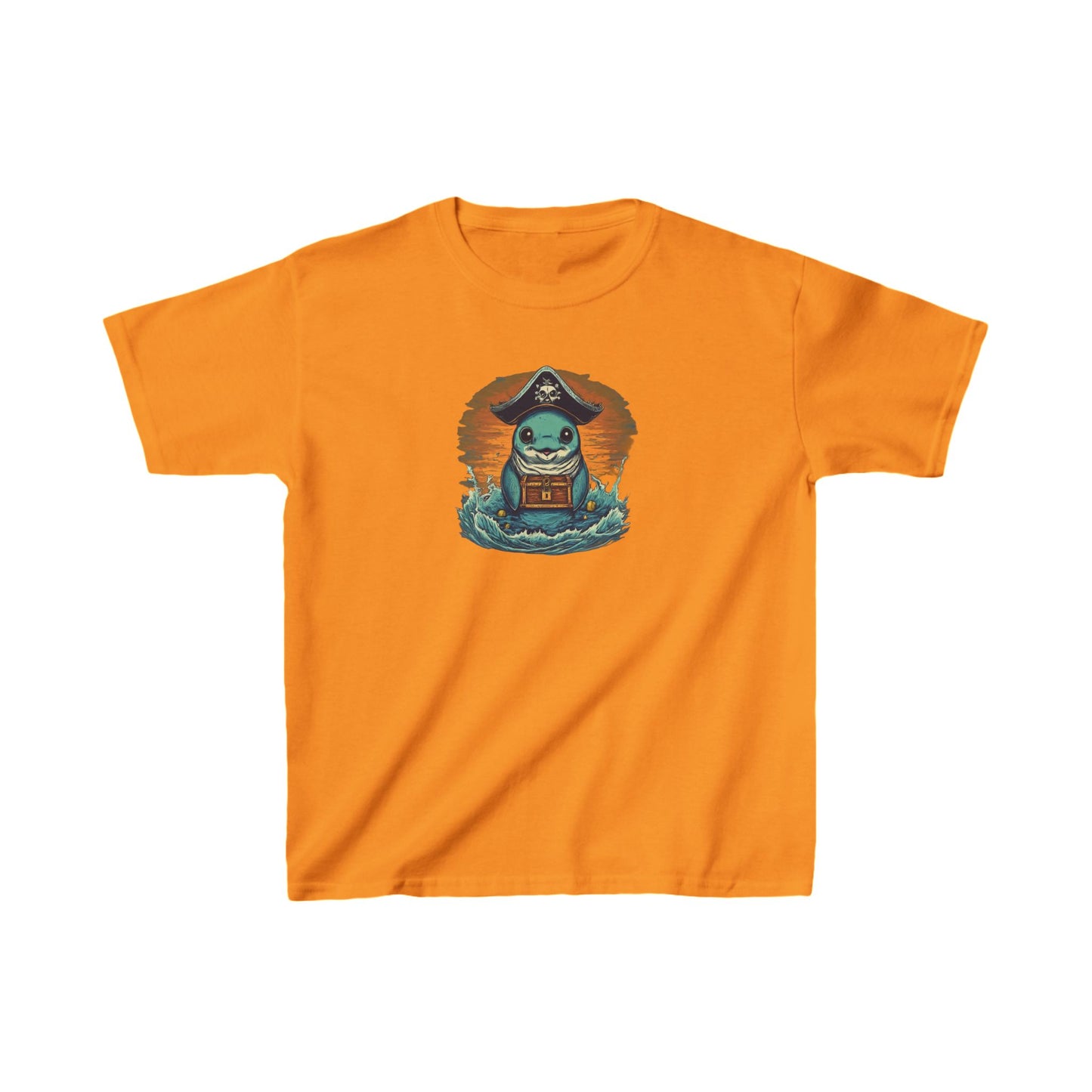 Pirate Dolphin - Kids Heavy Cotton™ Tee