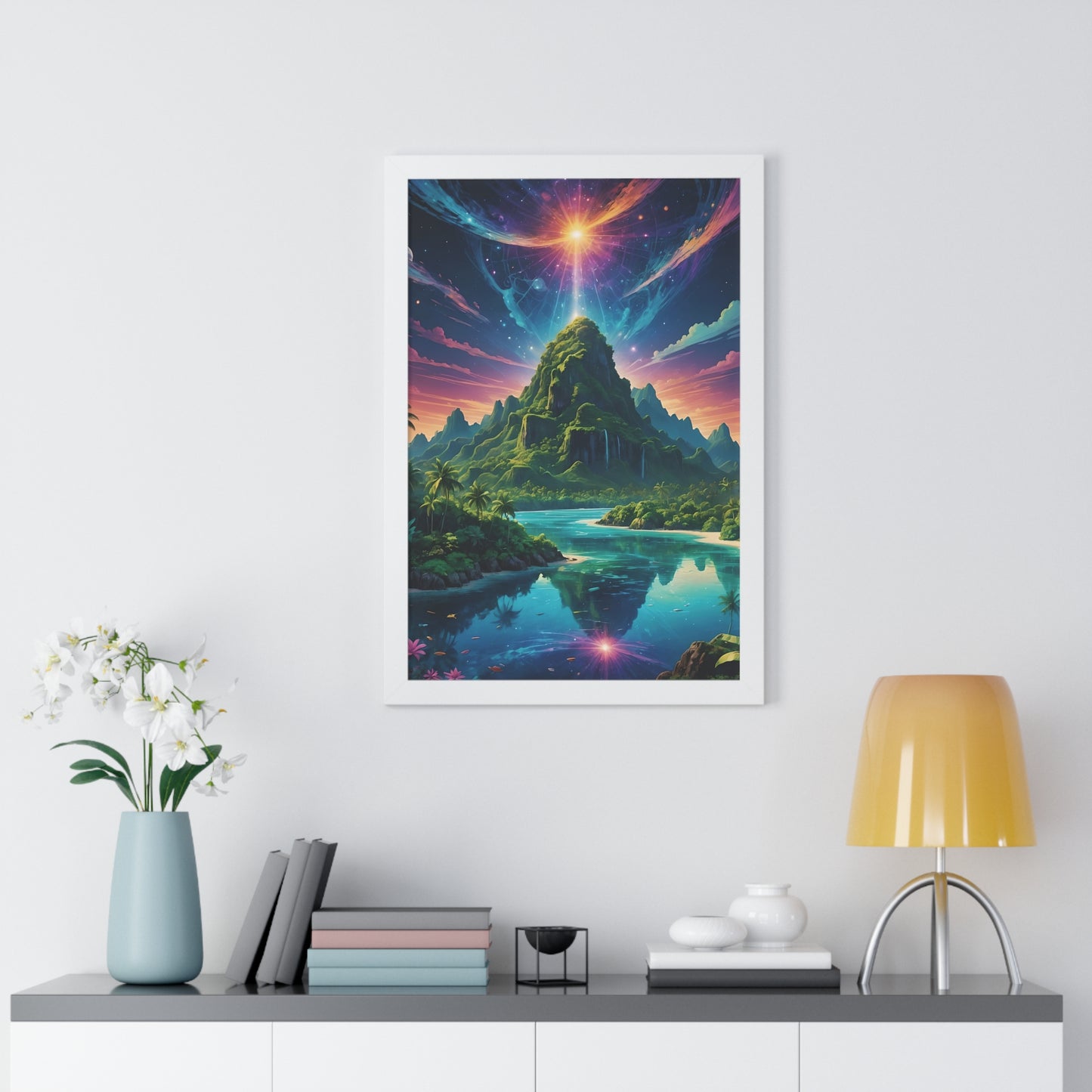 Mt Grace - Framed Vertical Poster