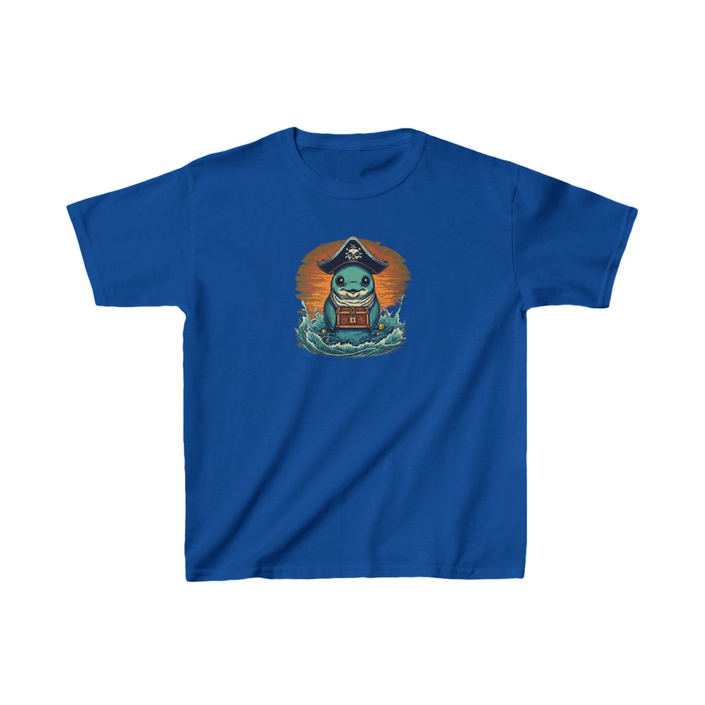 Pirate Dolphin - Kids Heavy Cotton™ Tee