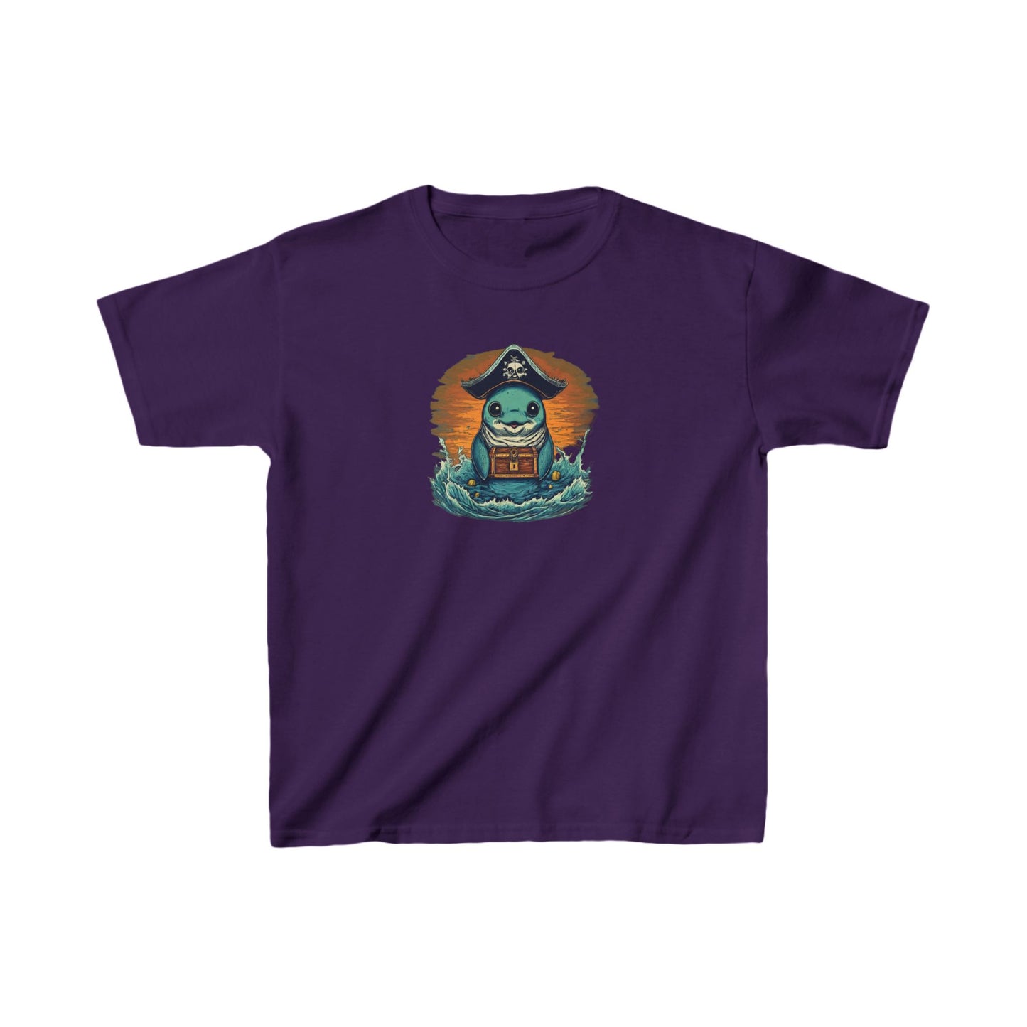 Pirate Dolphin - Kids Heavy Cotton™ Tee