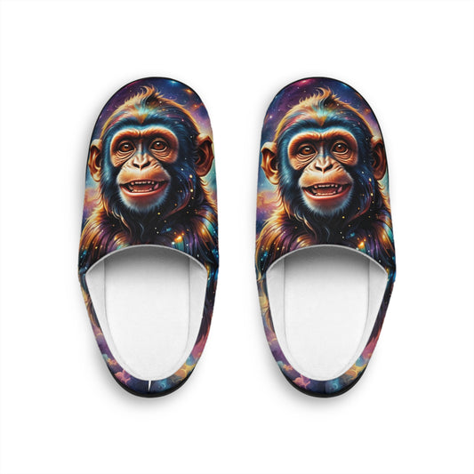 Cosmic Monkey - Women's Indoor Slippers