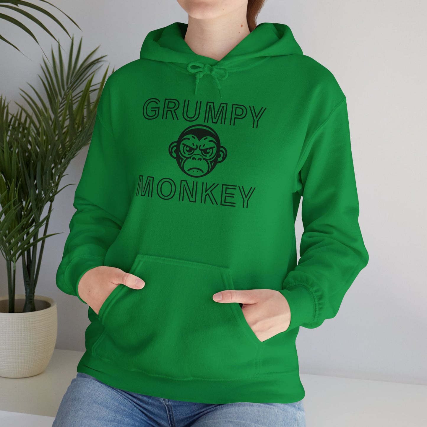 Grumpy Monkey - Heavy Blend™ Hooded Sweatshirt