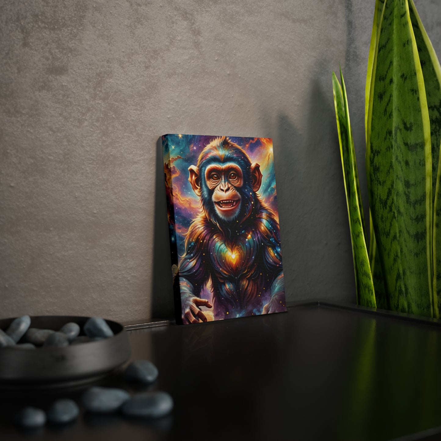 Cosmic Monkey - Canvas Photo Tile