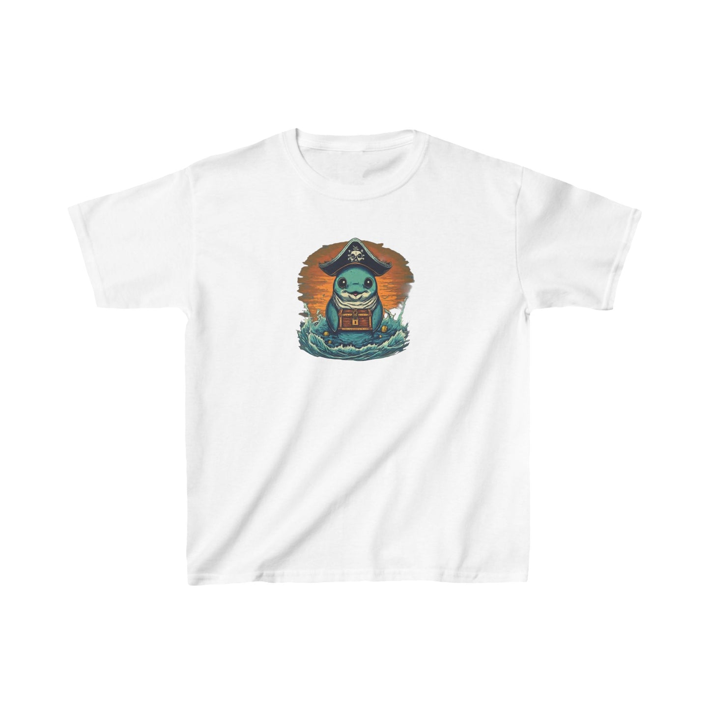 Pirate Dolphin - Kids Heavy Cotton™ Tee