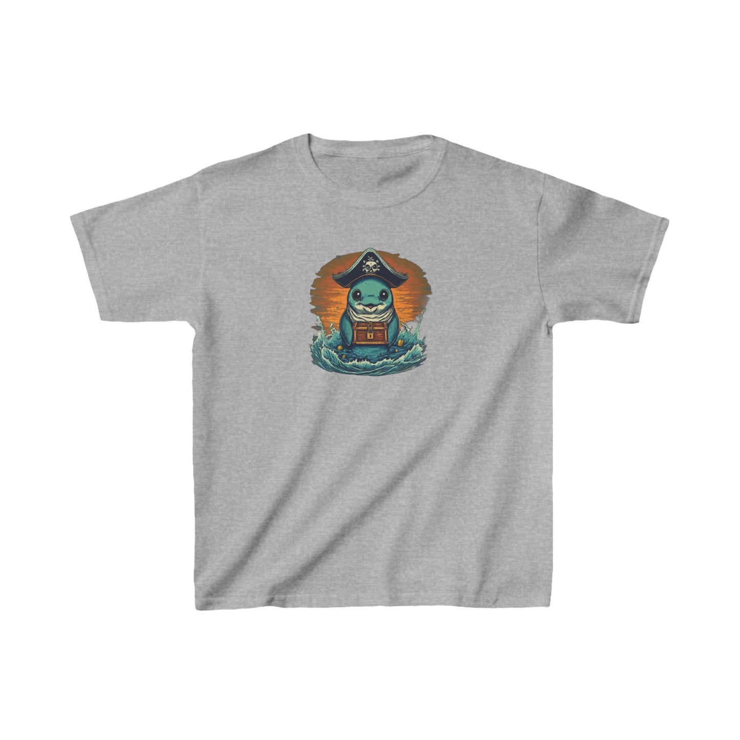 Pirate Dolphin - Kids Heavy Cotton™ Tee