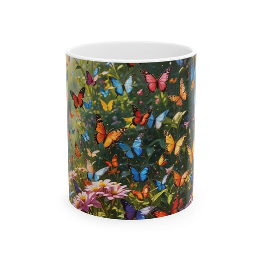 Butterfly Blast - Ceramic Mug, (11oz, 15oz)