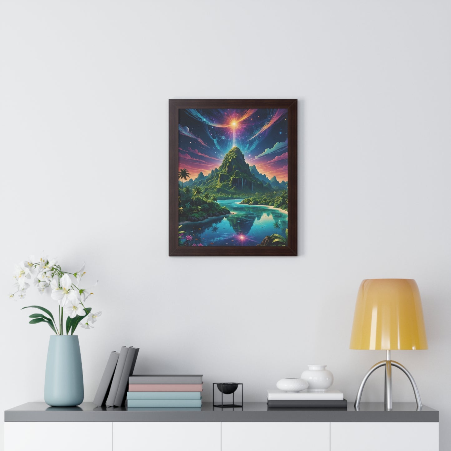 Mt Grace - Framed Vertical Poster