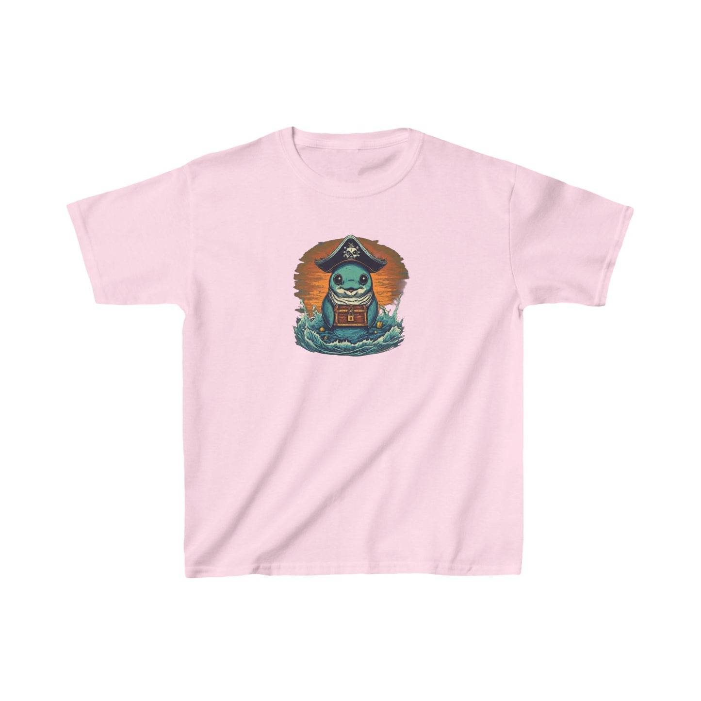 Pirate Dolphin - Kids Heavy Cotton™ Tee