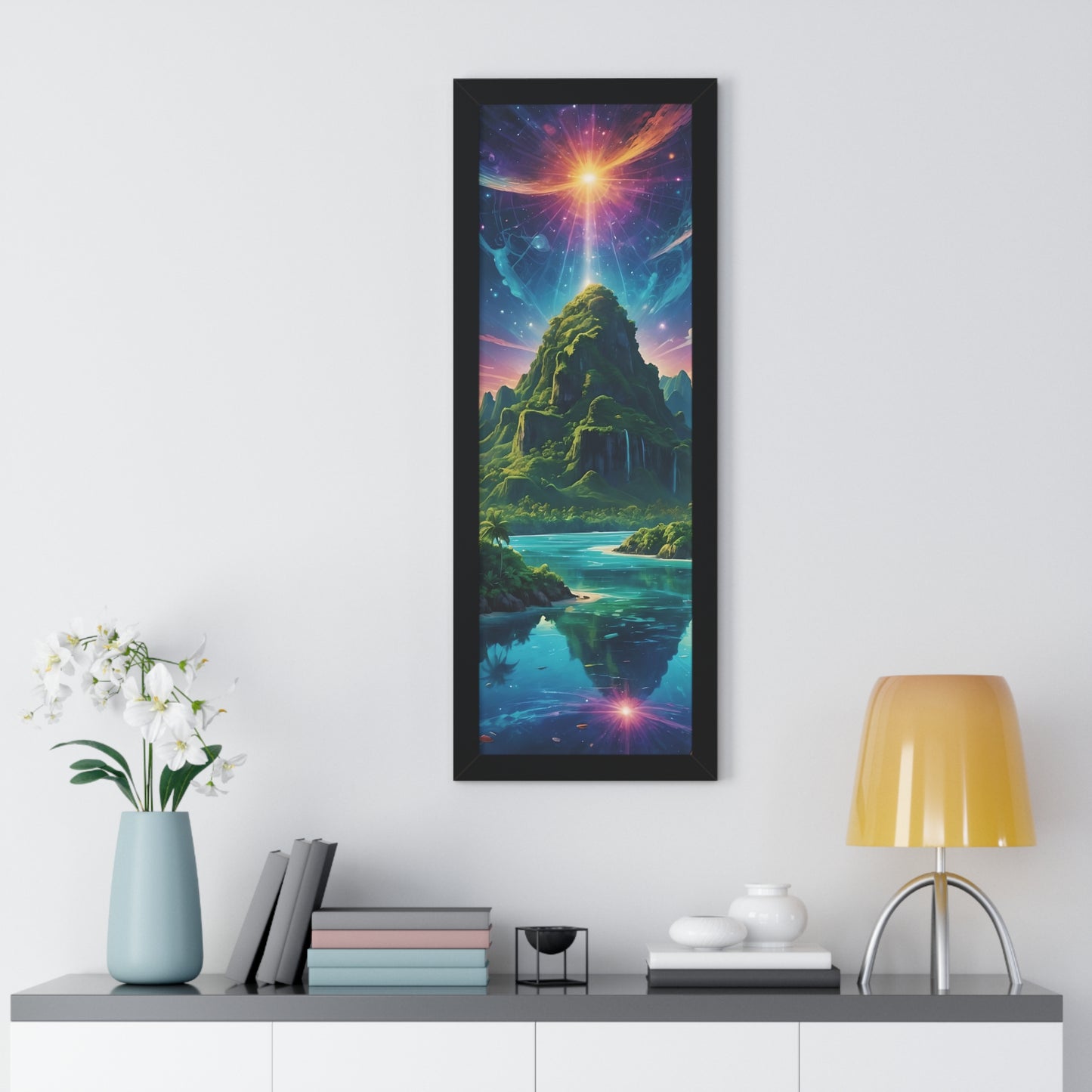 Mt Grace - Framed Vertical Poster