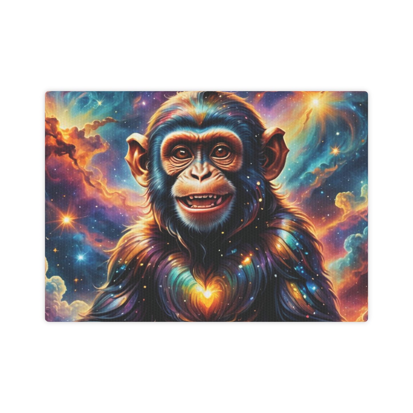 Cosmic Monkey - Canvas Photo Tile