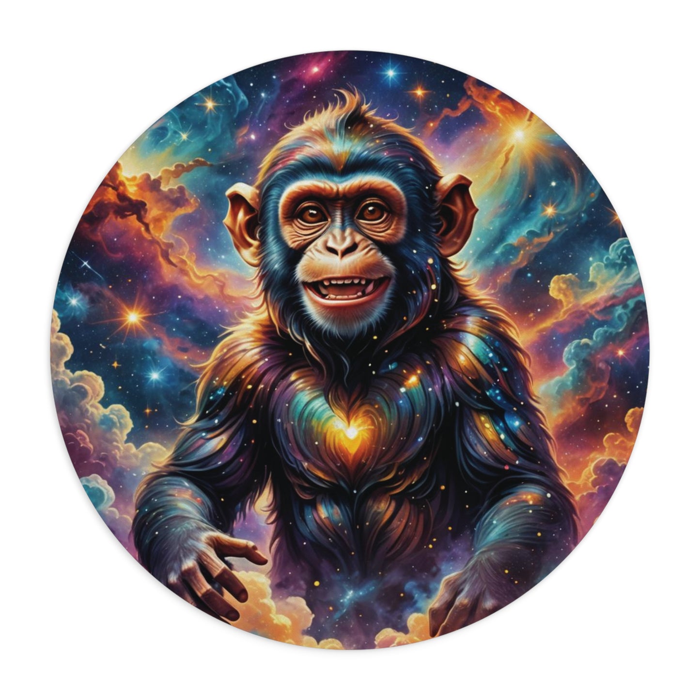 Cosmic Monkey - Mouse Pad